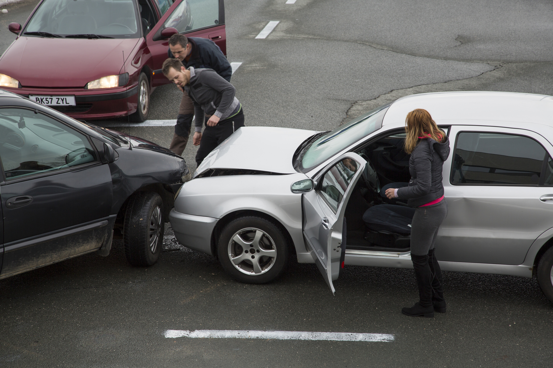 Sherman Law Firm discusses who is at fault in multi-car accidents.